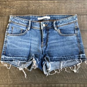 Zara denim shorts